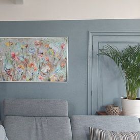 Kundenfoto: Wildblumenfeld von Atelier Paint-Ing, auf leinwand