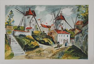 Maurice Utrillo, Die drei Mühlen von Montmartre