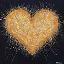 Golden Heart by Vrolijk Schilderij thumbnail