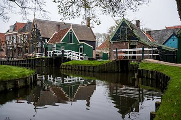 oude huisjes, old house van Hilda van den Burgt