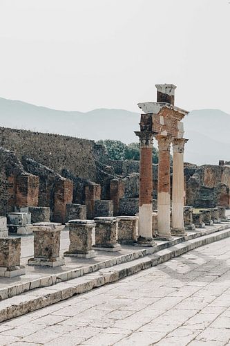 Pompeii ruins in Italy