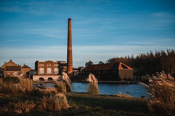 Dutch Steam Engine Museum at sunset