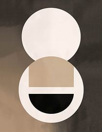 Abstrakter Dialog der Formen von Color Square