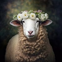 Flower power sheep