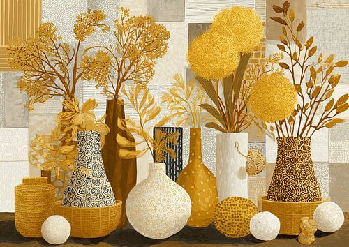 Goldene Blüten
