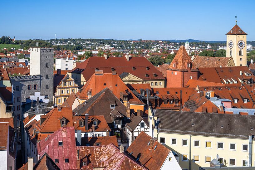 Blick über Regensburg von ManfredFotos