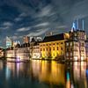 Binnenhof by night by Rene Siebring