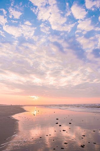 Alle kleuren tijdens zonsondergang