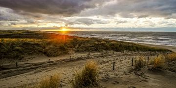 Entrée de plage entre Katwijk et Wassenaar sur Dirk van Egmond