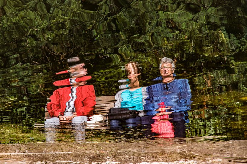 personnes dans le parc par Reinier de Rooie