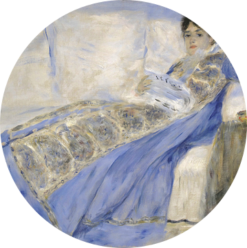Portret van Madame Claude Monet, Pierre-Auguste Renoir