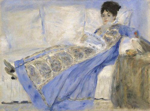 Portret van Madame Claude Monet, Pierre-Auguste Renoir