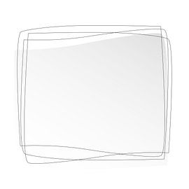 Line Art Quadrate Graustufen von studio jeska