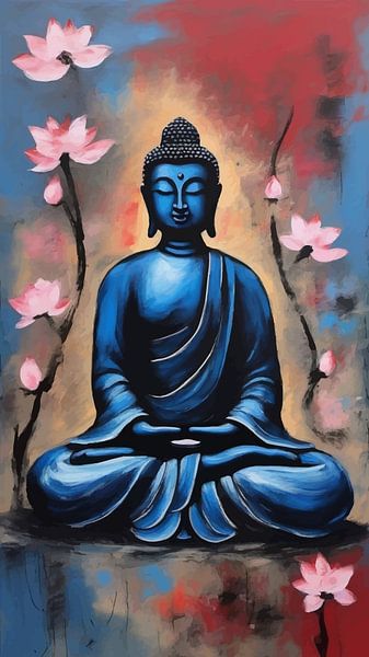 Bouddha / Boeddha Abstrait par MIROKKU