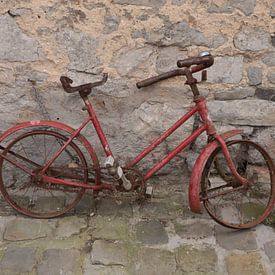 An old bicycle by Angelique Raaijmakers