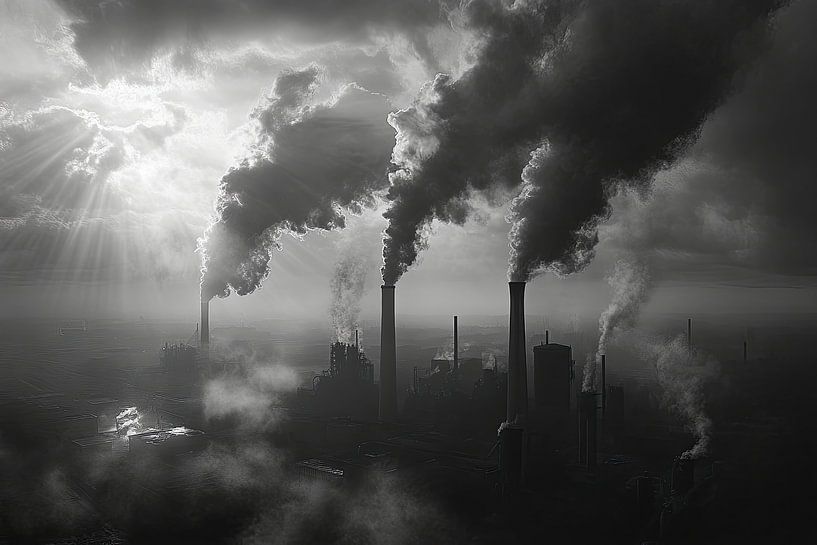 industriegebied kerncentrale van Egon Zitter
