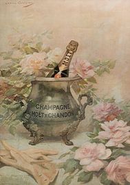 Werbeplakat für Moët, Louise Abbéma von Vintage Afbeeldingen