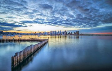 Harbor Blues - San Diego von Joseph S Giacalone Photography