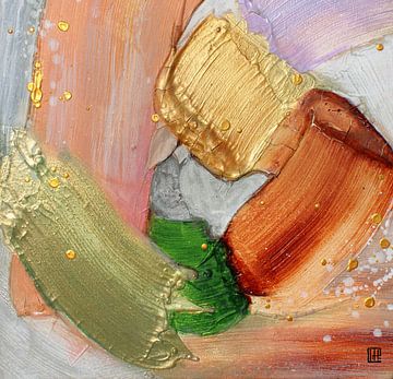 Gold Abstract van Atelier Paint-Ing