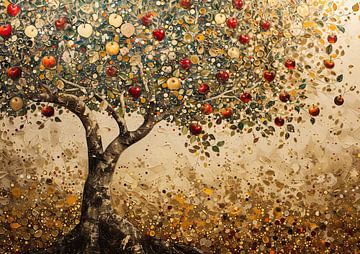 Fruitboom Schilderij | Bounty of Twilight van Blikvanger Schilderijen