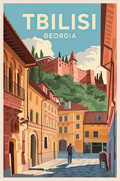 Tbilisi, Georgië van Poster Art Shop