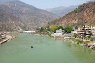 De heilige rivier de Ganges in India van Eye on You thumbnail