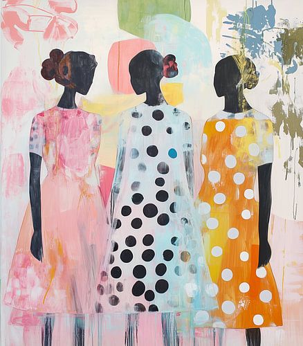 Silhouettes en pastel