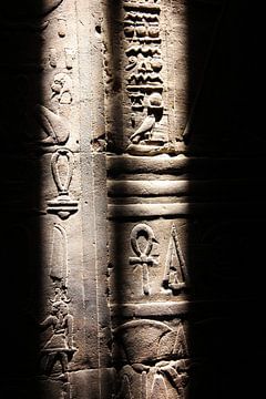 Egyptische hiërogliefen, Luxor by Philip Nijman