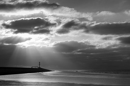 Eemshaven noir - blanc