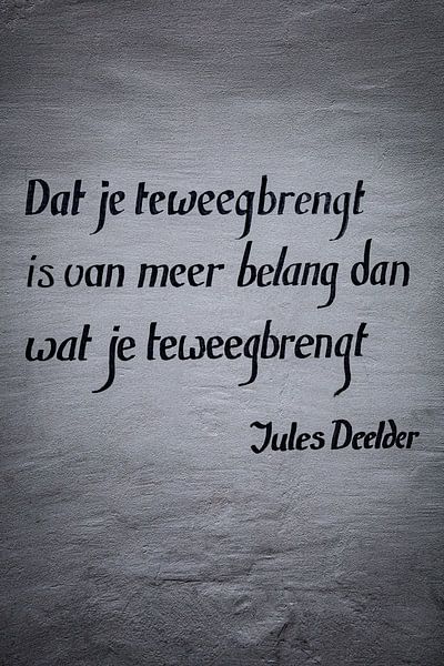 Slogan Jules Deelder Deventer von Nicolette Suijkerbuijk