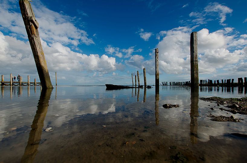 Het haventje van Sil, De Cocksdorp, Texel van Wim van der Geest