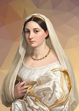 Woman with a Veil Low poly by Low Profile