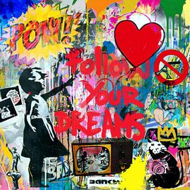 Hommage - Follow u dreams - Dadaismus Nonsens von Team W 32 Gallery
