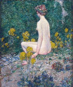 Childe Hassam, Verge d'or, 1908 sur Atelier Liesjes