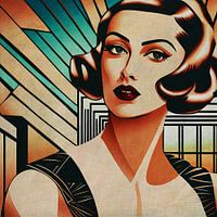 Portrait of Marianne a girl from the twenties