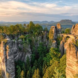 Bastei en Suisse saxonne Panorama sur Michael Valjak