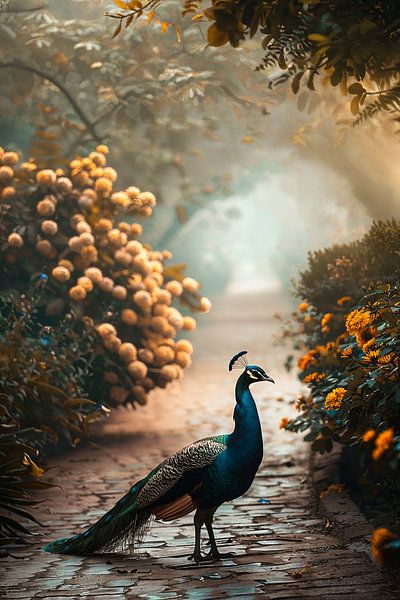 Peacock by Poster Art Shop
