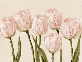 Zart rosafarbene Tulpen von IamHomeStudio
