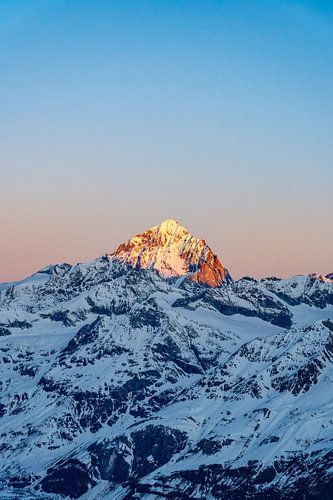 Swiss mountain peak at sunrise, episode 4