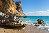 Strand, zon en Middellandse Zee - Cala Moraig 2 van Adriana Mueller thumbnail