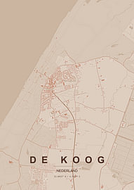 Stadtplan von De Koog