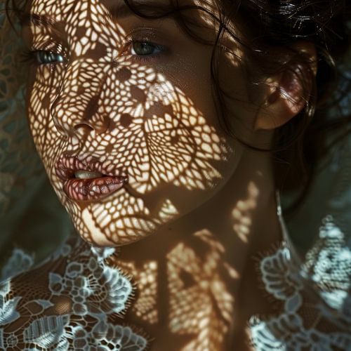 Top light: Portret van een vrouw