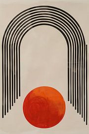 Cercles et lignes sur Poster Art Shop