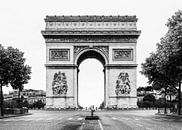 Arc de Triomphe, Paris, Schwarzweiß von Lorena Cirstea Miniaturansicht