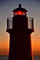 Leuchturm im Abendrot