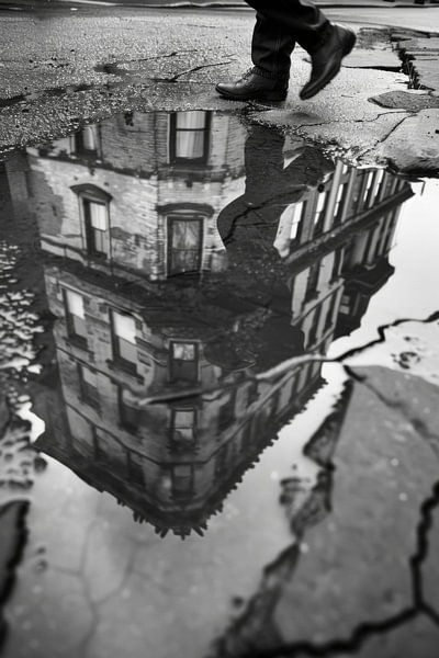Reflets de la ville par Poster Art Shop