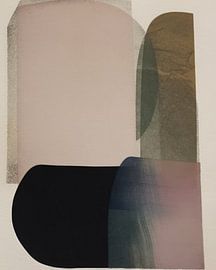 Modern abstract in pastel colours