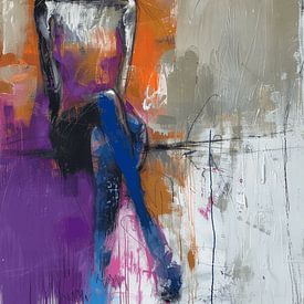 Modern en abstract figuratief portret van Studio Allee