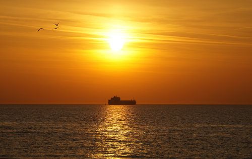 Avondzon Zeeuwse Kust