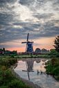 Mill Bataaf in Winterswijk at sunrise by Annette Roijaards thumbnail